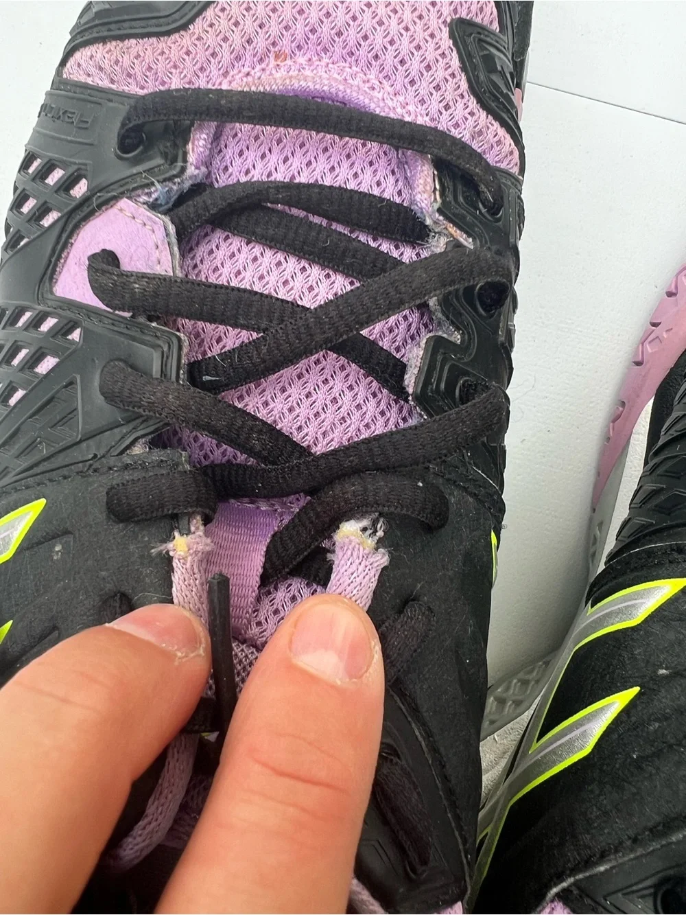 ASICS Gel Revolution Athletic in Purple, Black and Neon Yellow Women’s 9.5